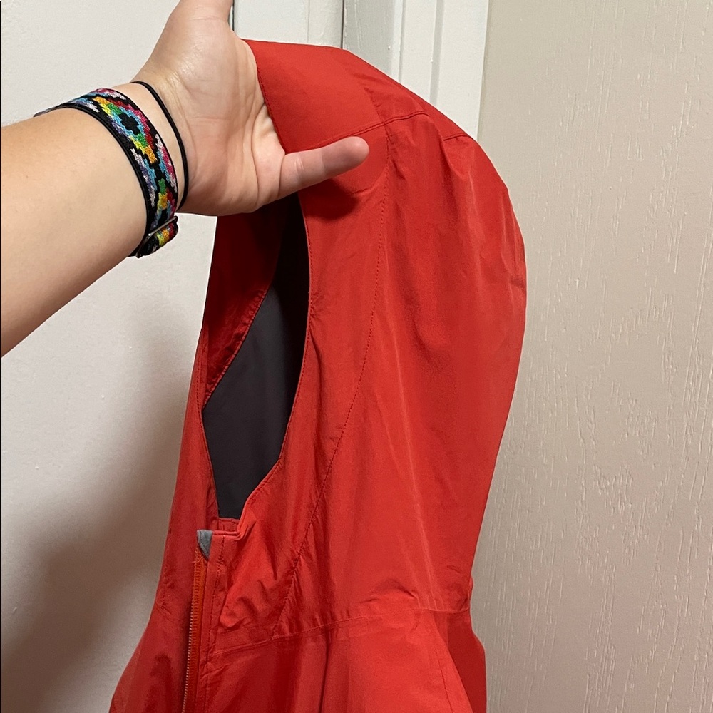 REI Coral Red Women's Rain Jacket - Picture 5 of 8
